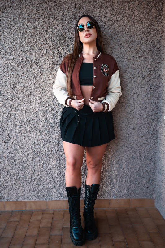 College sweatshirt FOB Brown