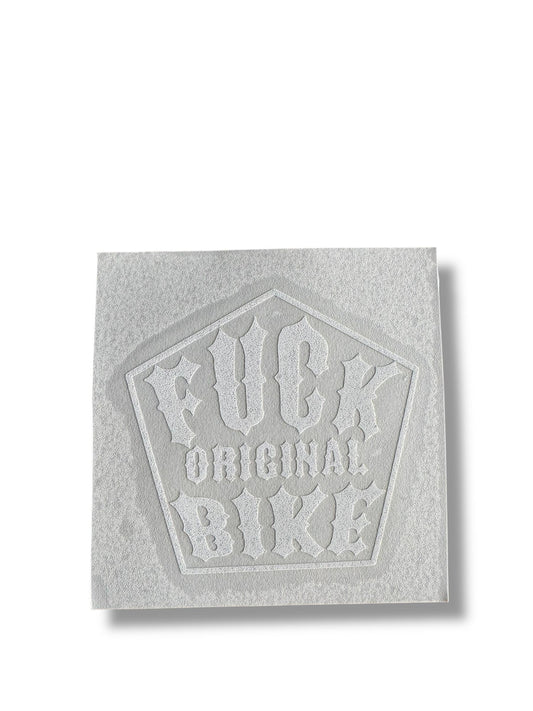 White stickers for black helmet