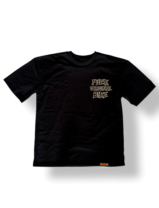 T-Shirt Blue & Oro - Fuck Original Bike -