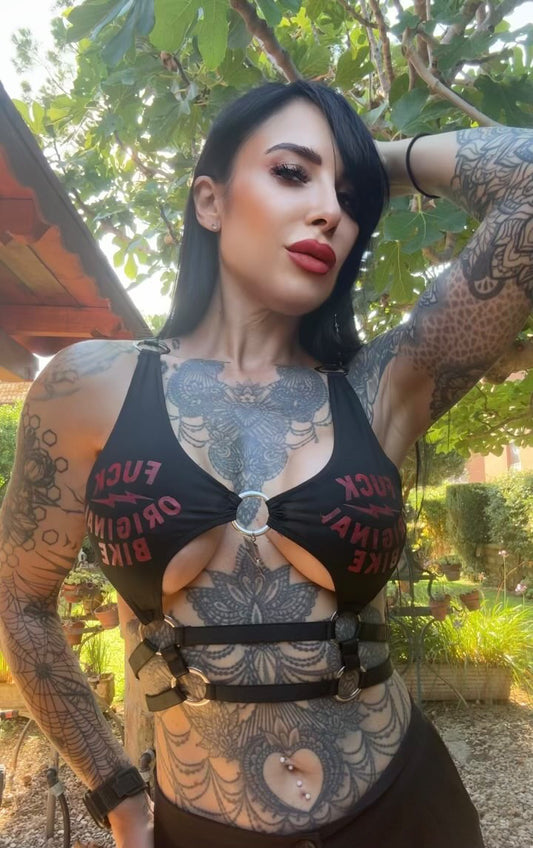 Black-Harness Bikini Sfinxy