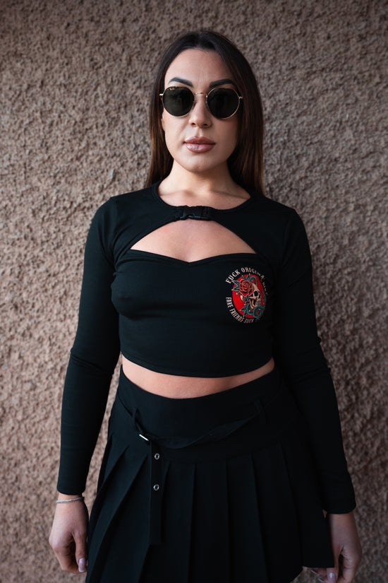 Crop FOB Fake Friends Sucks