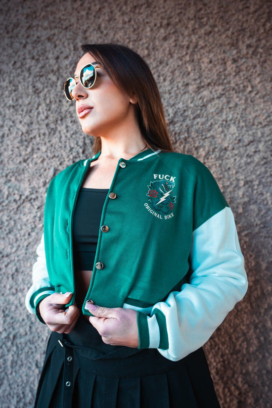 College Sweatshirt FOB green