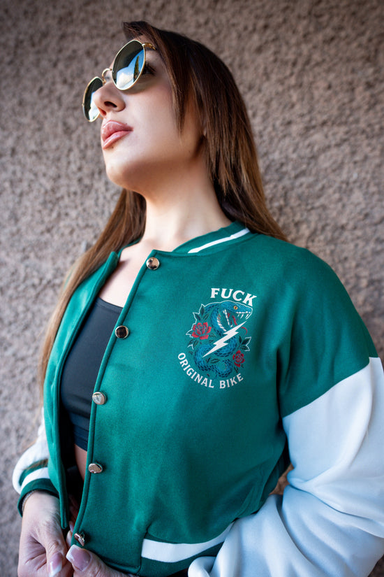 College Sweatshirt FOB green