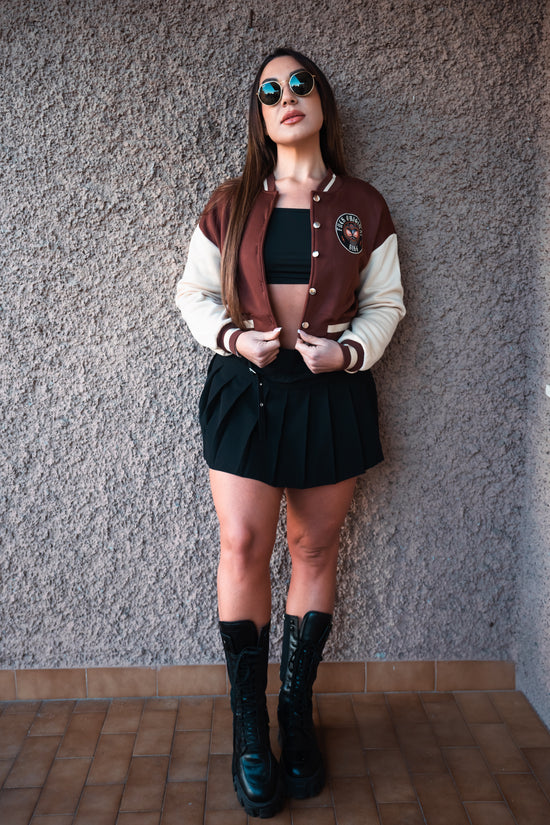 College sweatshirt FOB Brown