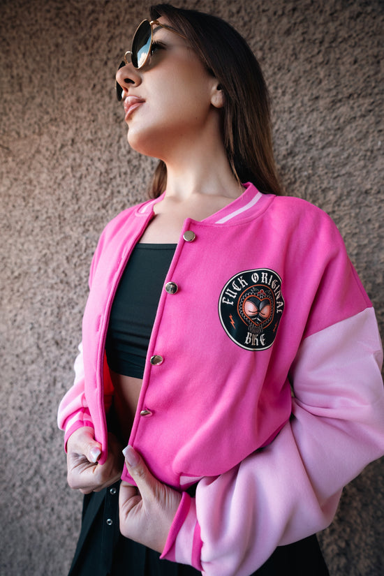 College Sweatshirt FOB Pink