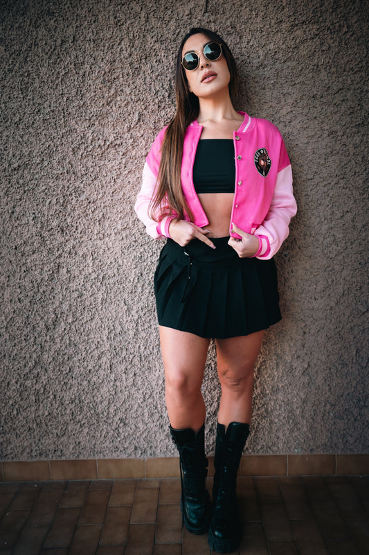 College Sweatshirt FOB Pink