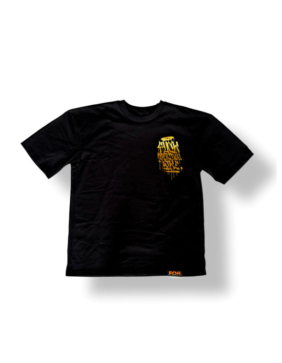 Gold graffiti