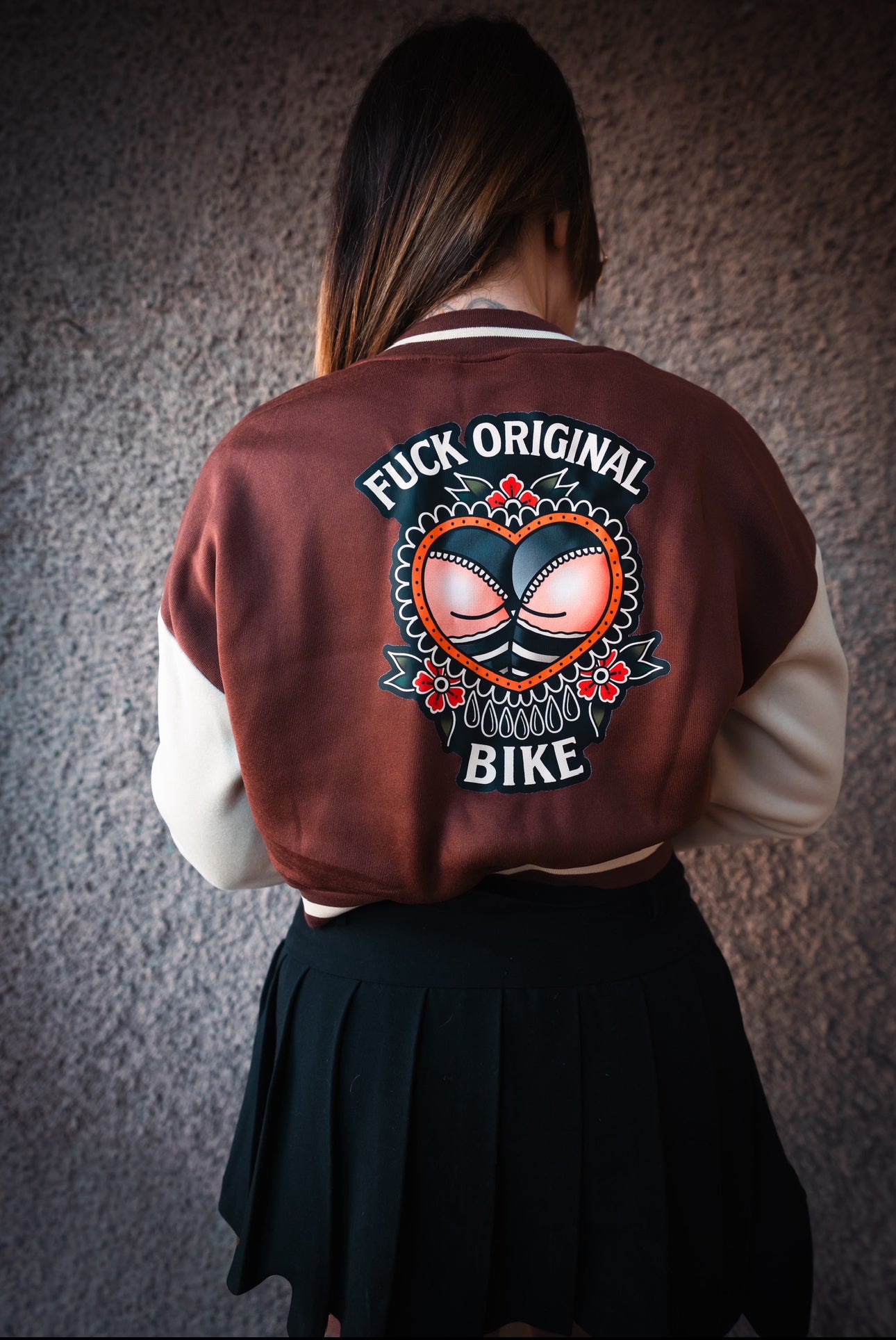 College sweatshirt FOB Brown