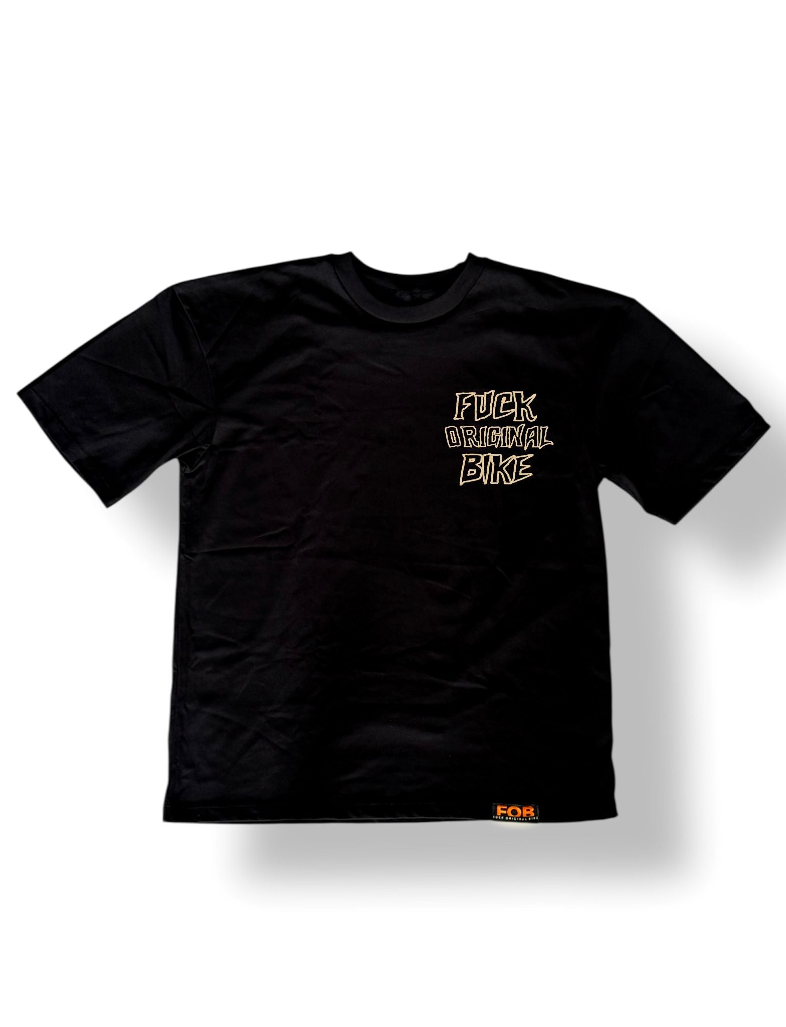 T-Shirt Blue & Oro - Fuck Original Bike - 