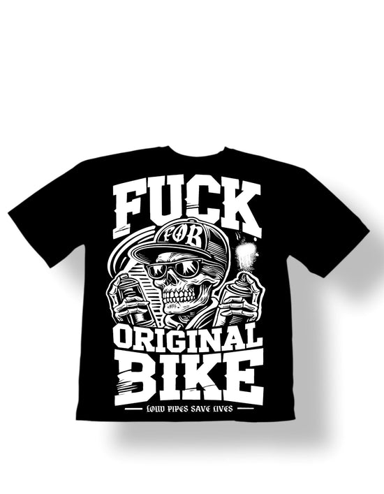 T-shirt Nera & Bianca - Fuck Original Bike - 