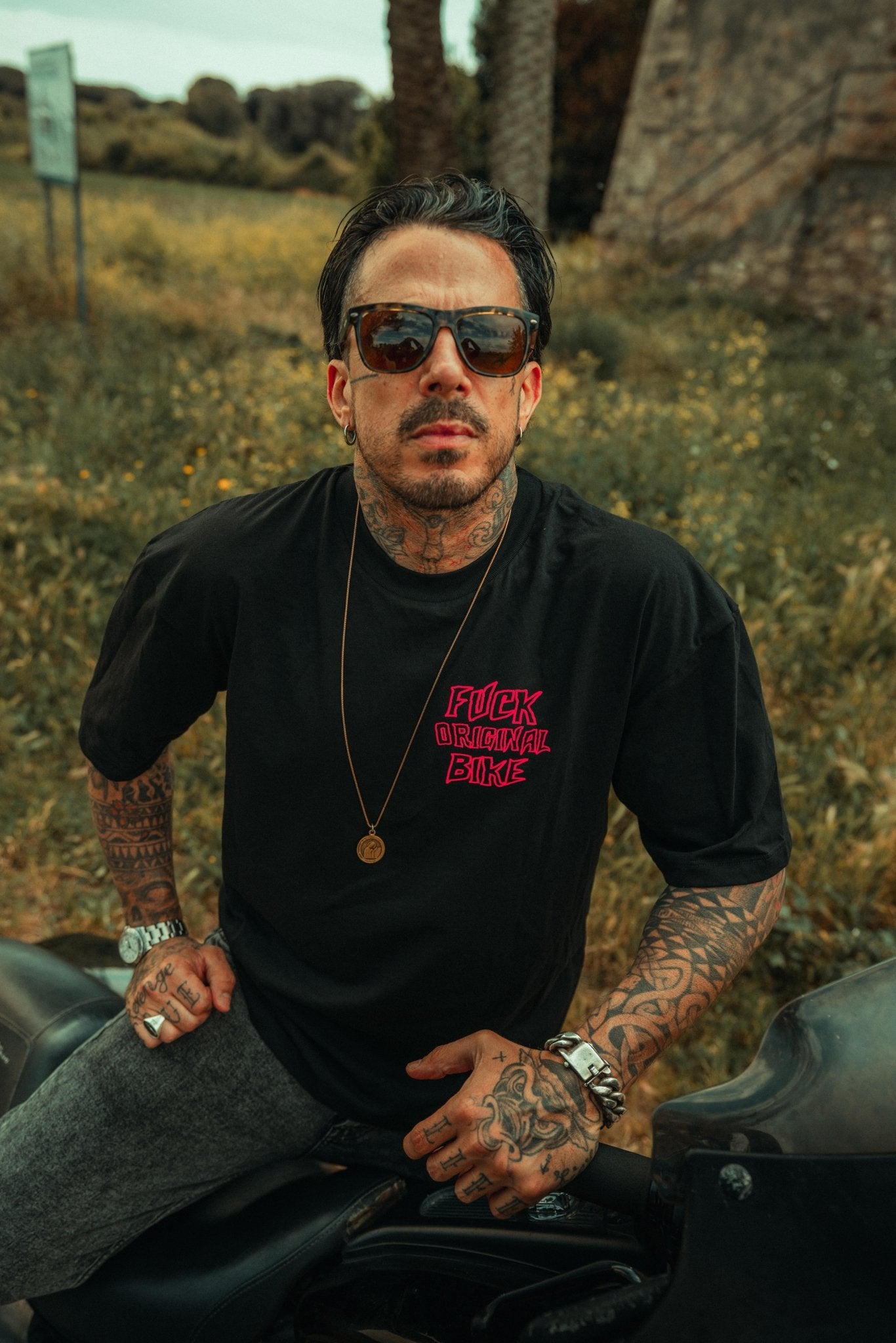 T-Shirt OverSize - Fuck Original Bike - 