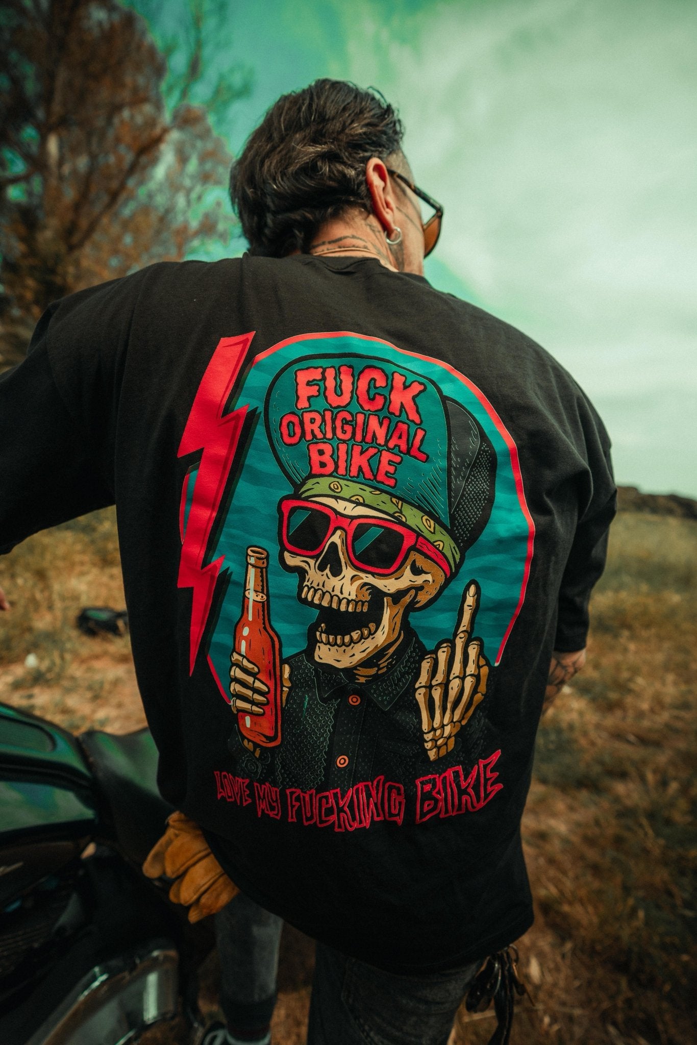 T-Shirt OverSize - Fuck Original Bike - 